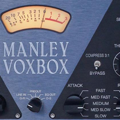 MANLEY VOXBOX - MIC PRE, COMPRESSOR, EQUALIZER, LIMITER